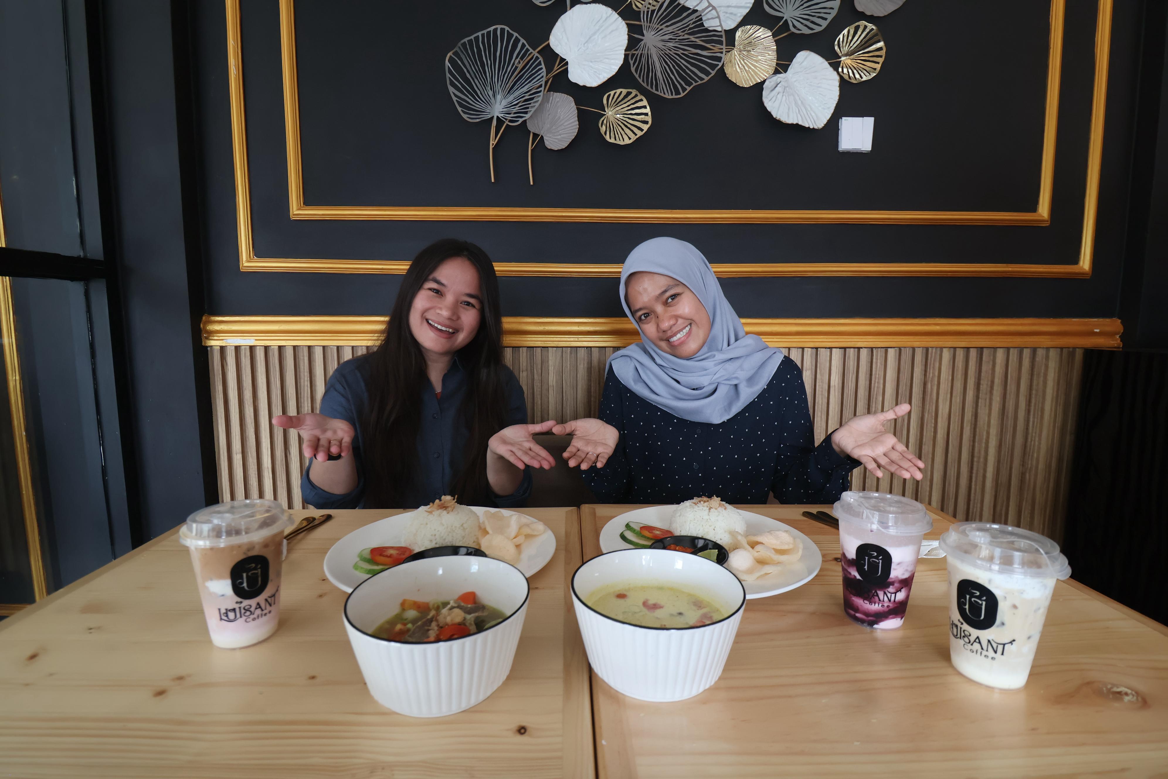 DARI HOBI JADI CUAN: Luisant Coffee Balikpapan hadir berkat kolaborasi dua pencinta kuliner, yakni Imelda Paska Situmorang dan Uray Muthia Rakhmawati.