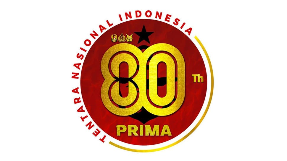 Ilustrasi logo HUT TNI.