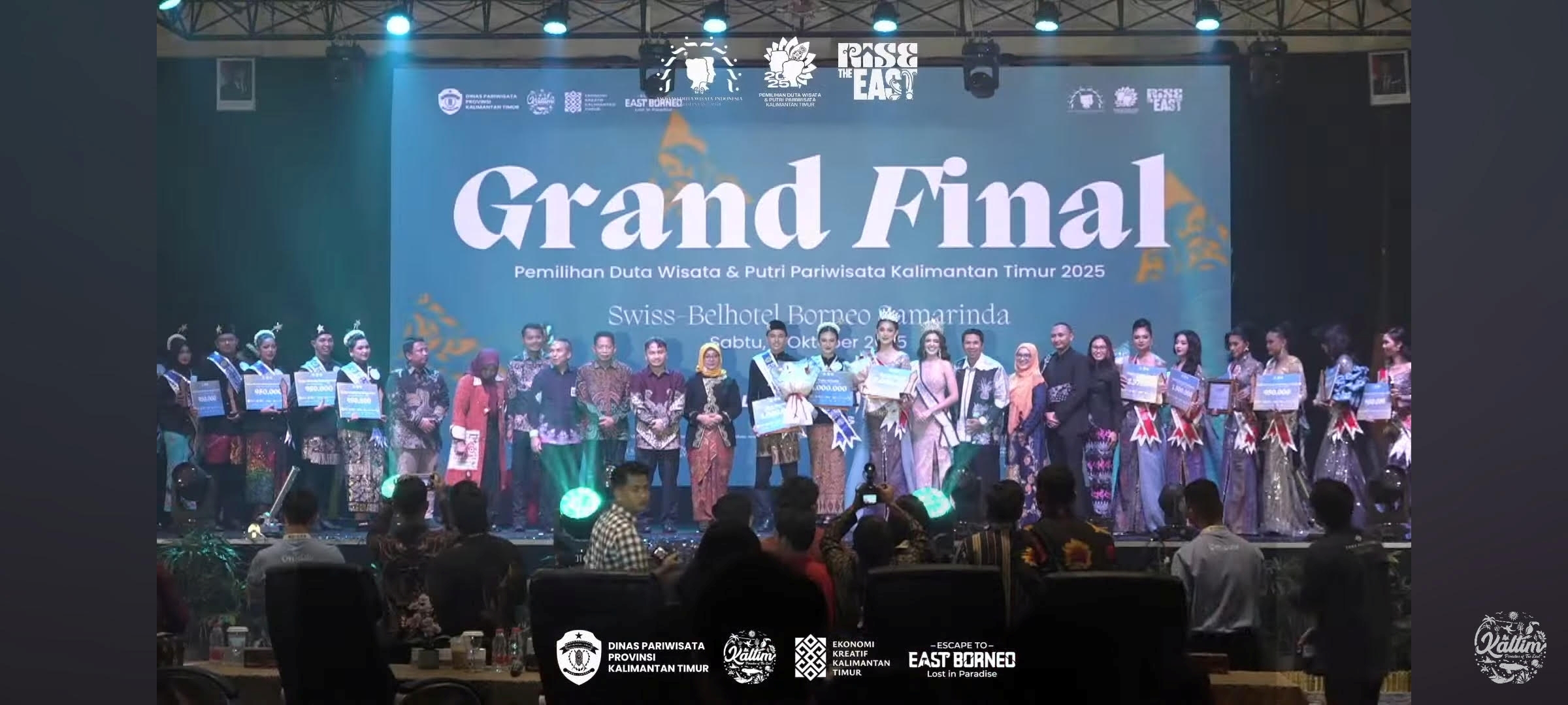Malam Grand Final Pemilihan Duta Wisata dan Putri Pariwisata Kaltim 2025.