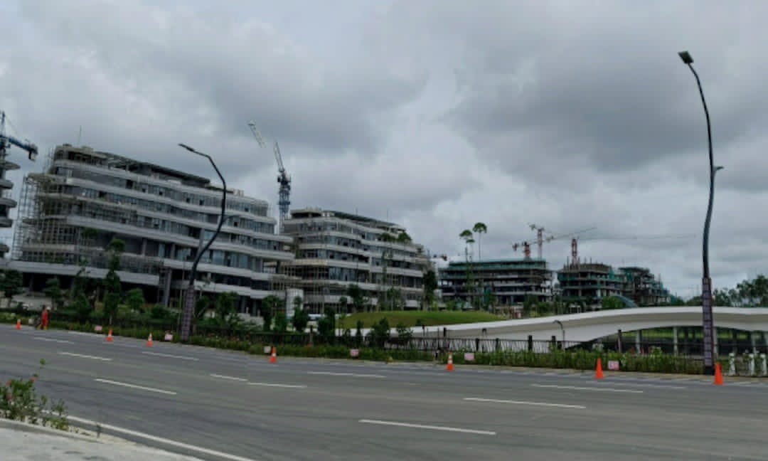 PJU di kawasan IKN yang berlokasi di Kecamatan Sepaku, PPU.