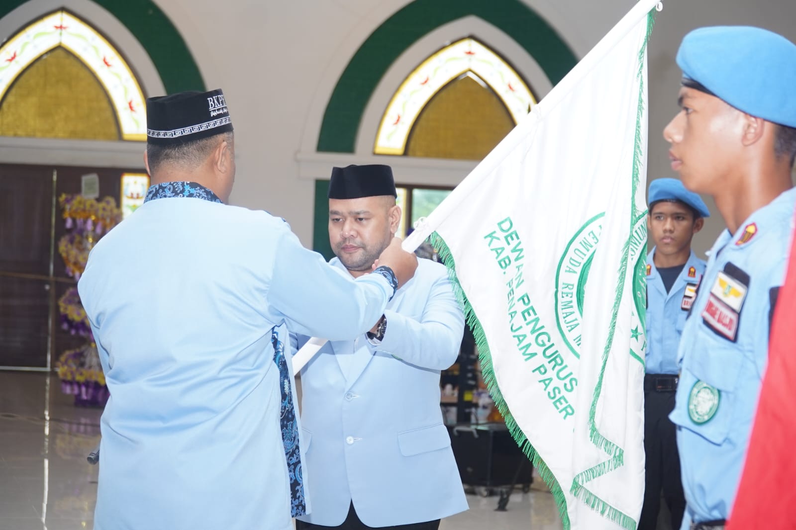PELANTIKAN: Prosesi pelantikan pengurus DPD BKPRMI PPU 2025-2030 di PPU.