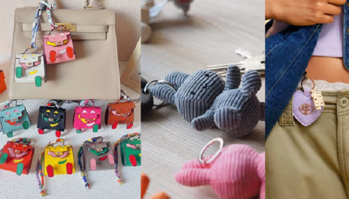 Tren bagcharm aksesoris di tas.