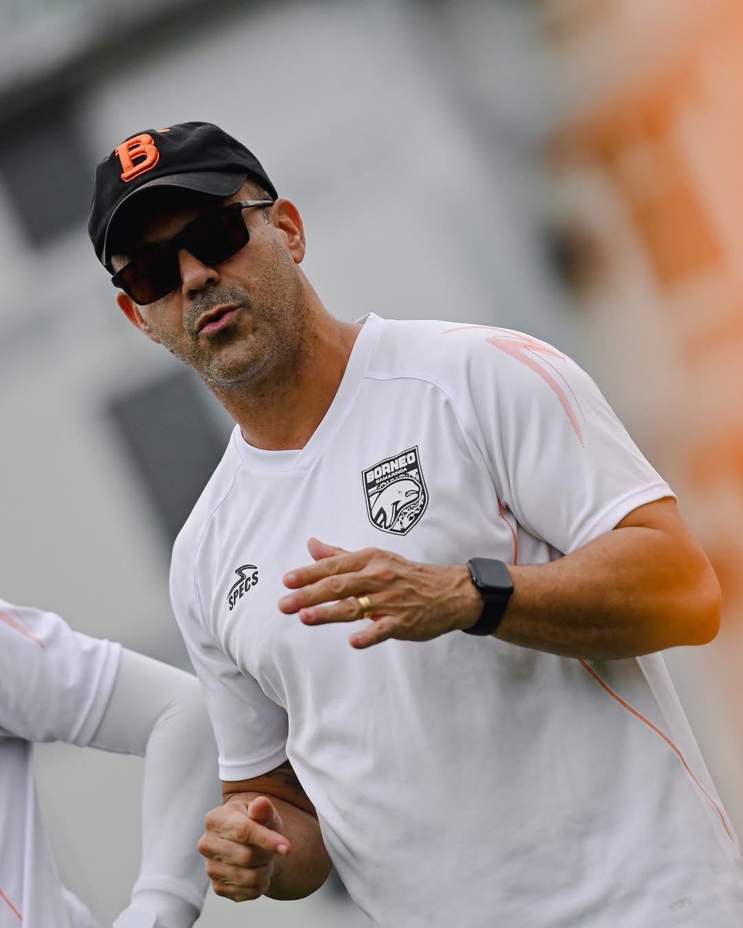 Pelatih Borneo FC, Fabio Lefundes.  &nbsp;