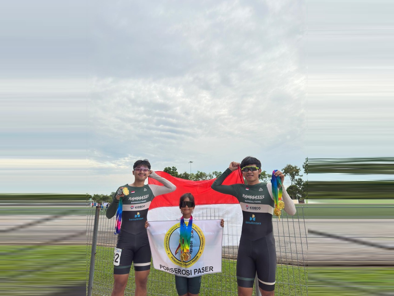 Tiga atlet sepatu roda asal Paser meraih 7 medali di Melaka Open Speed Skating Challenge (MOSC) 2025, Minggu (5/10).