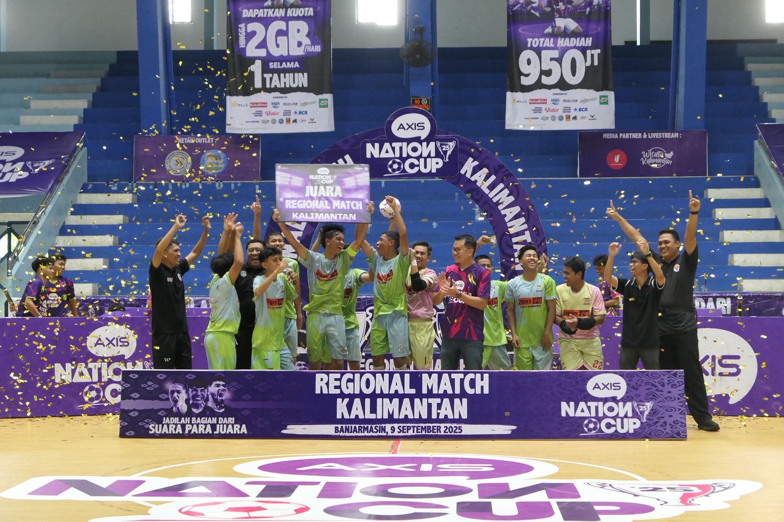 OPTIMISTIS: Sebagai wakil Kalimantan pada Grand Final AXIS Nation Cup 2025 Jakarta, tim SMKN 1 Balikpapan tak ragu mematok target tinggi.