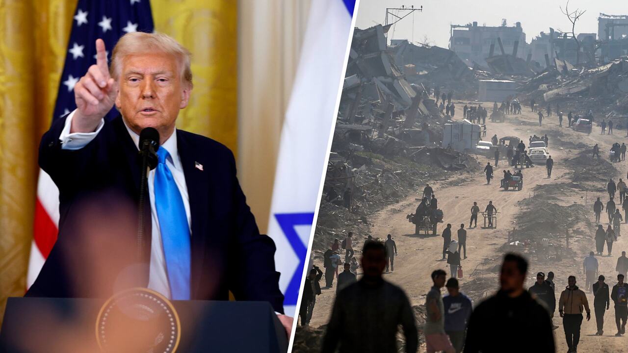 Trump mengumumkan kesepakatan Israel-Hamas.