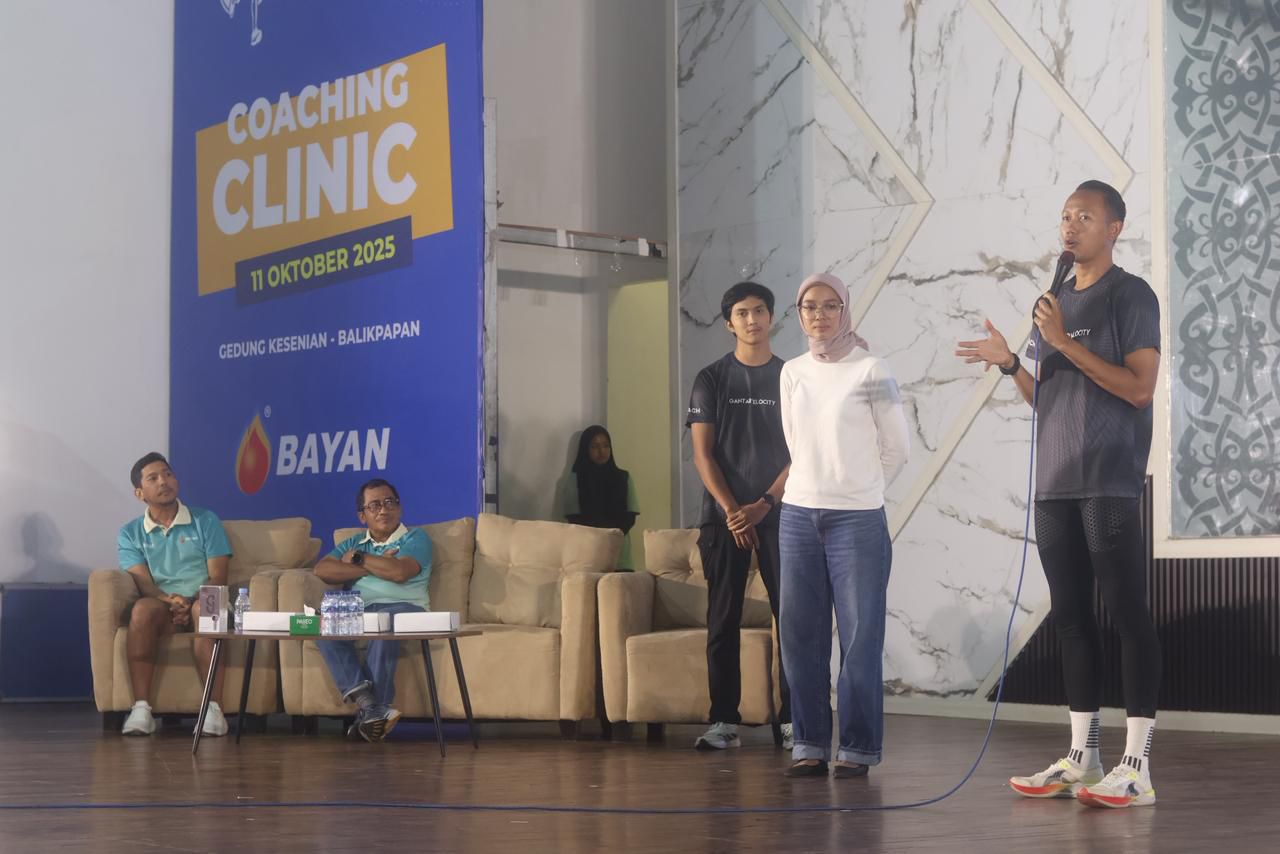 Sesi coaching clinic bersama Agung Gantar.