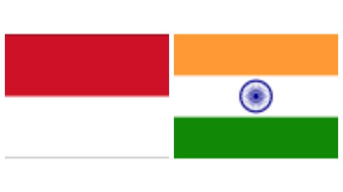 Pertandingan Timnas Indonesia vs India.