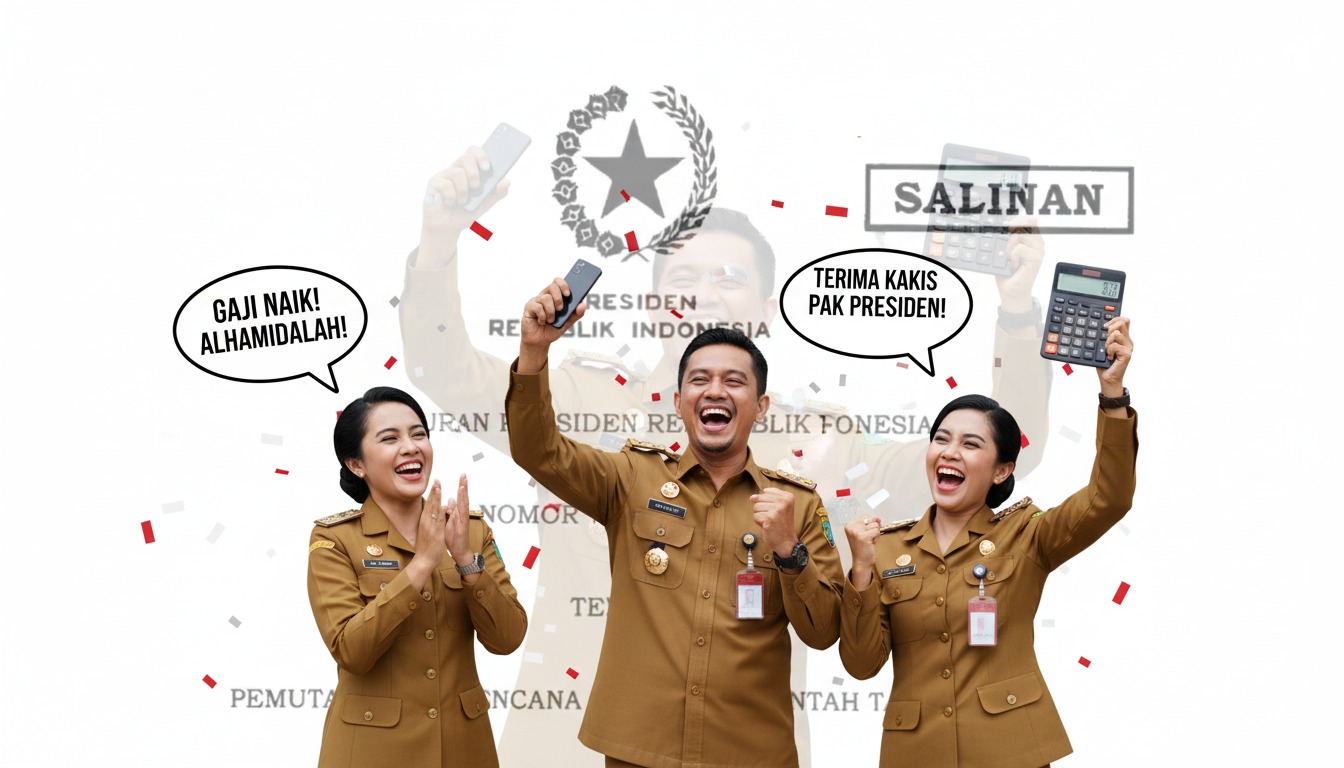 Ilustrasi PNS berprestasi mendapatkan gaji yang tinggi. Hal ini menyesuaikan Perpres 79 Tahun 2025 berbasis kinerja.