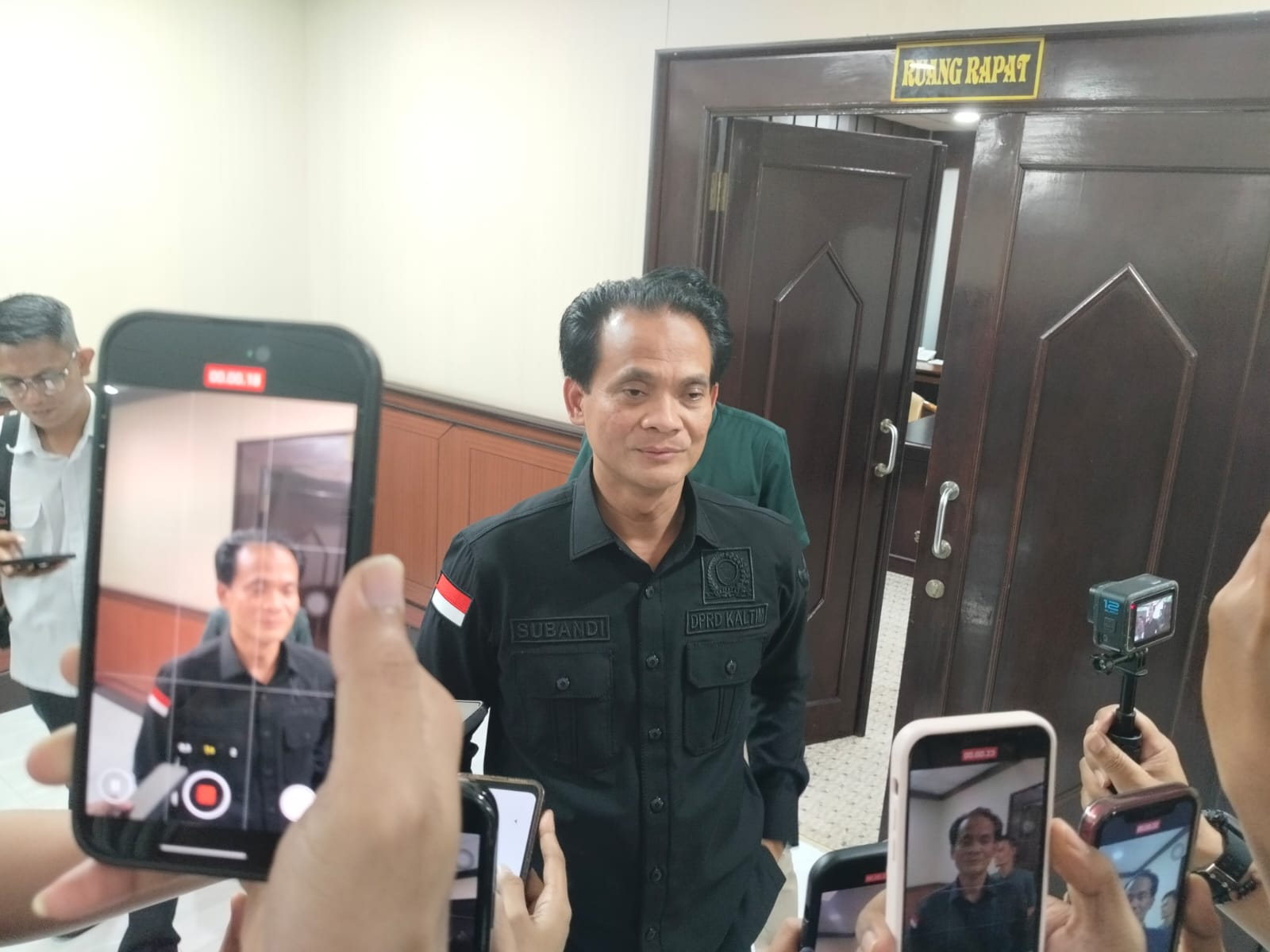 Ketua BK DPRD Kaltim, Subandi selepas meminta klarifikasi Abdul Giaz, Rabu (15/10/2025).