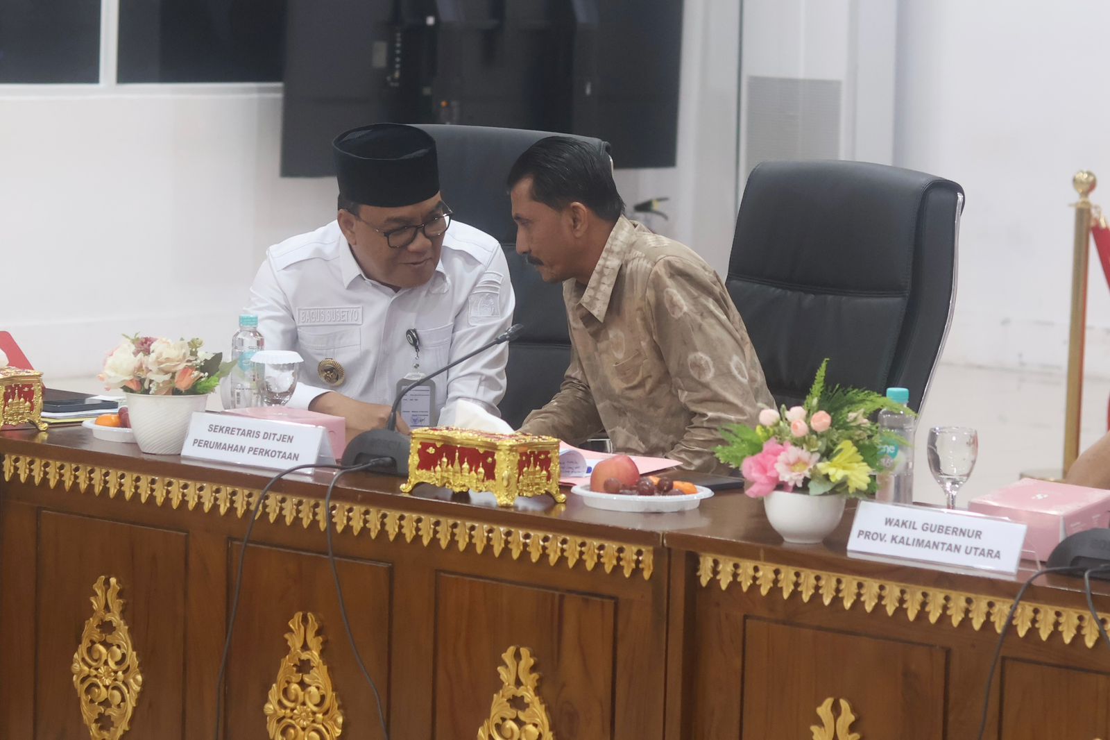 KOORDINASI: Koordinasi dan sinergi program 1 juta perumahan perkotaan berlangsung di Balikpapan, Rabu (15/10).