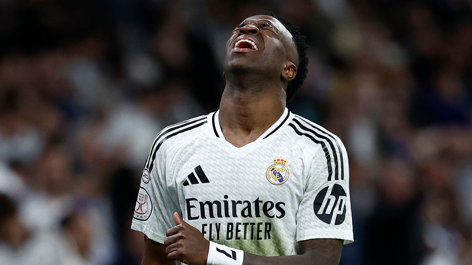 Wide attacker Real Madrid dan timnas Brasil Vinicius Junior.