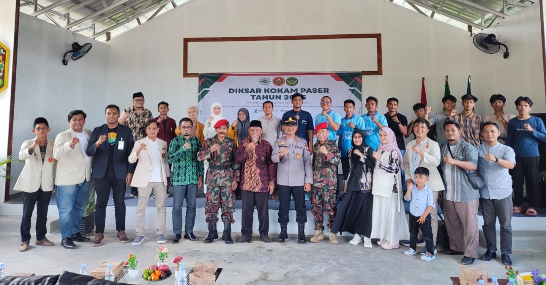 KETERAMPILAN: Pimpinan Daerah (PD) Pemuda Muhammadiyah (PM) Paser menggelar Diksar Kokam Paser 2025, Jumat (17/10/2025).