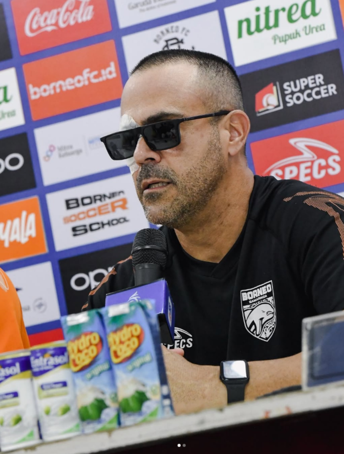 Fabio Lefundes tetap bisa mendampingi tim meski dalam masa recovery pascaoperasi mata.