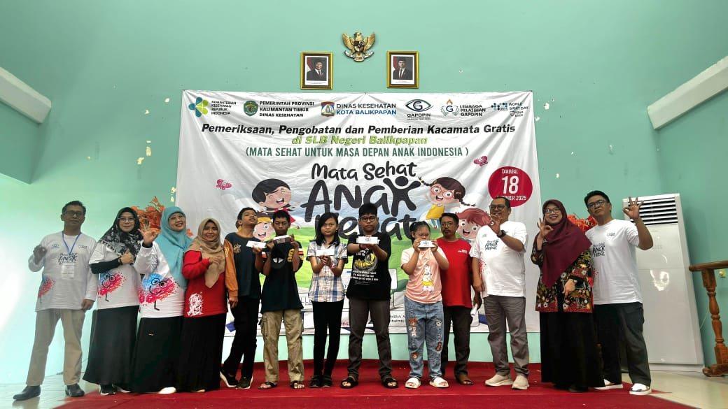 Kegiatan ini bukan sekadar seremoni, melainkan aksi nyata kepedulian terhadap kesehatan mata anak-anak.