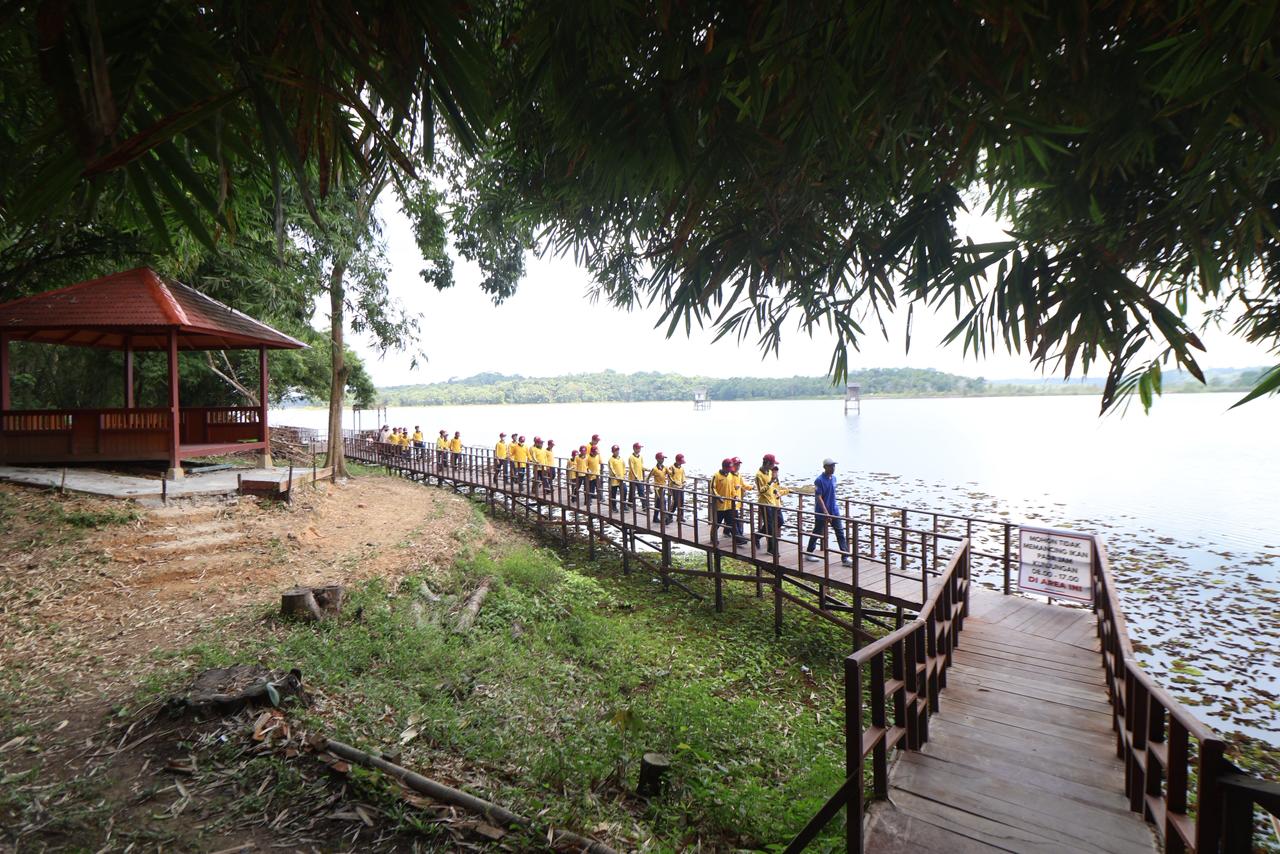 WISATA: Ekowisata Bamboe Wanadesa terus berinovasi dengan sejumlah perkembangan.&nbsp;