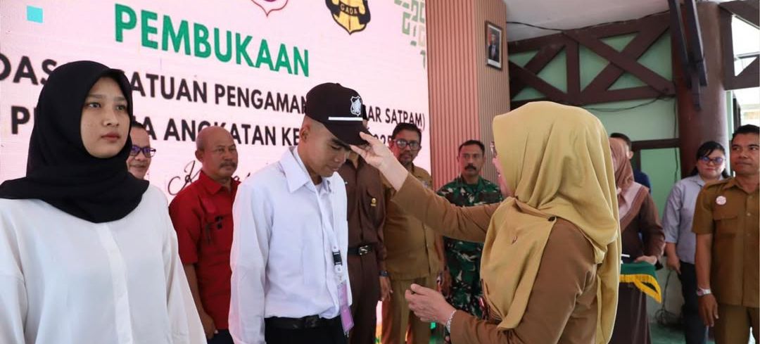 Peserta pelatihan satpam mengikuti rangkaian kegiatan yang digelar Baznas. (FOTO ADIEL KUNDHARA/KP)