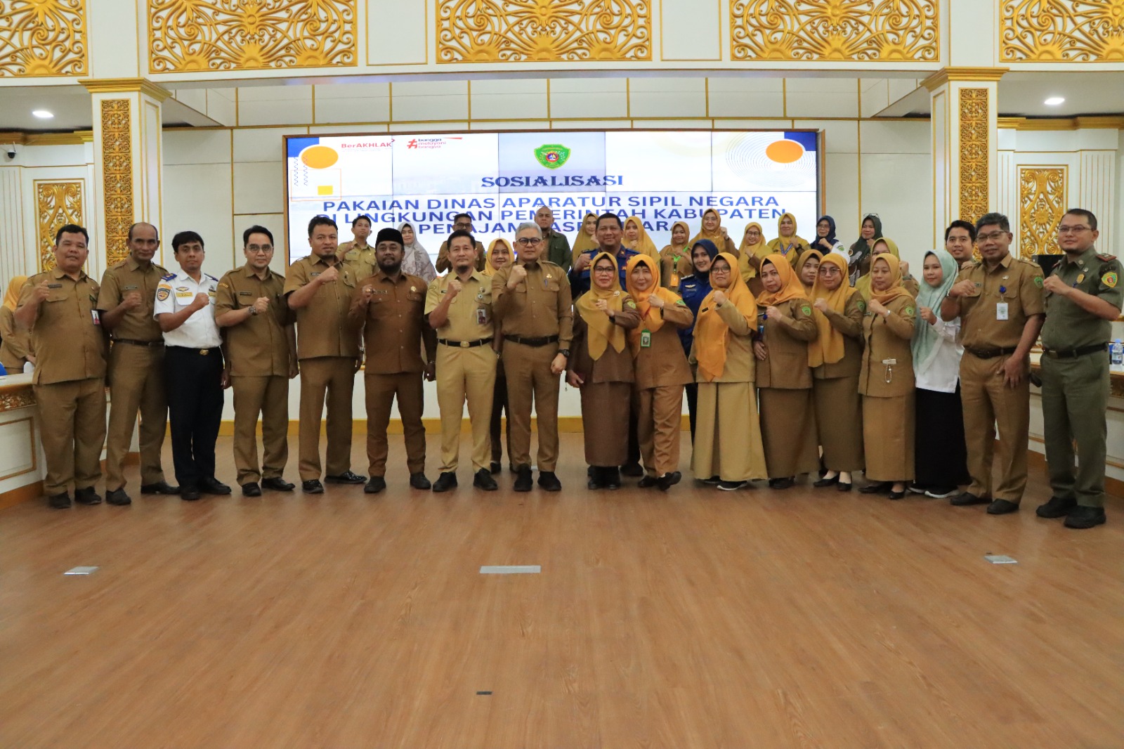SOSIALISASI: Perbup PPU No. 31/2025 tentang PDH secara masif mulai dilakukan di internal ASN pada 20 Oktober 2025.(ist)