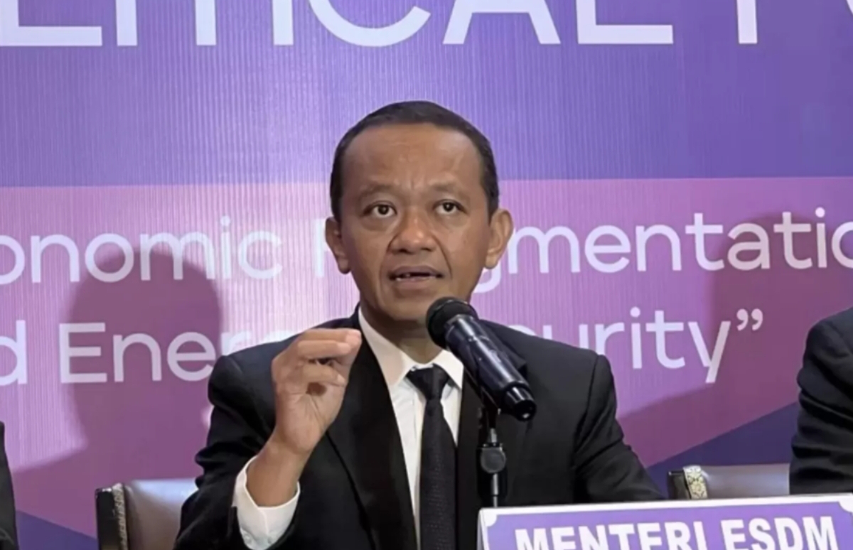 Menteri ESDM Bahlil Lahadalia  