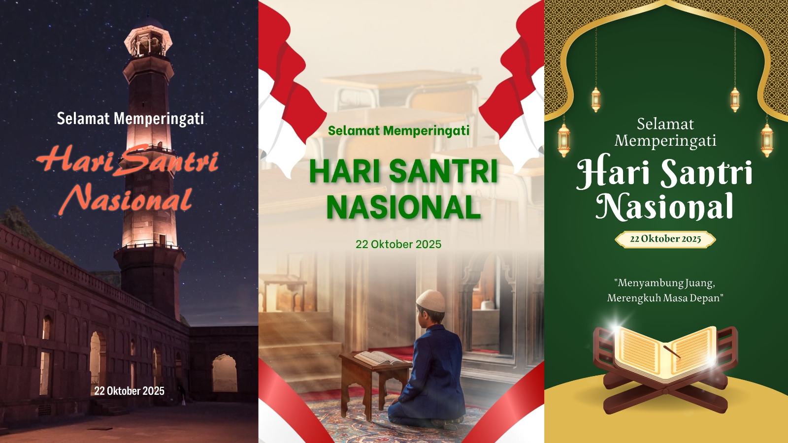Poster Hari Santri Nasional 2025.
