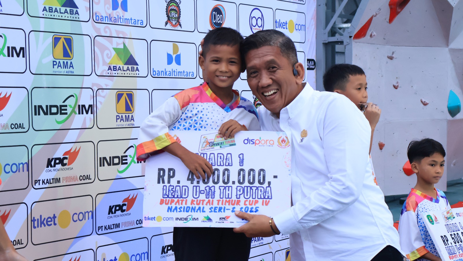 CALON BINTANG: Atlet cilik asal Kutim Mujahid Jasir berhasil meraih medali emas kategori U-11.