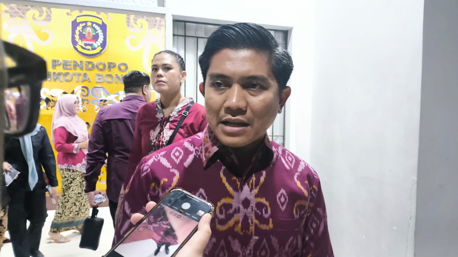 Ketua Askot PSSI Bontang Andi Faizal Sofyan Hasdam.
