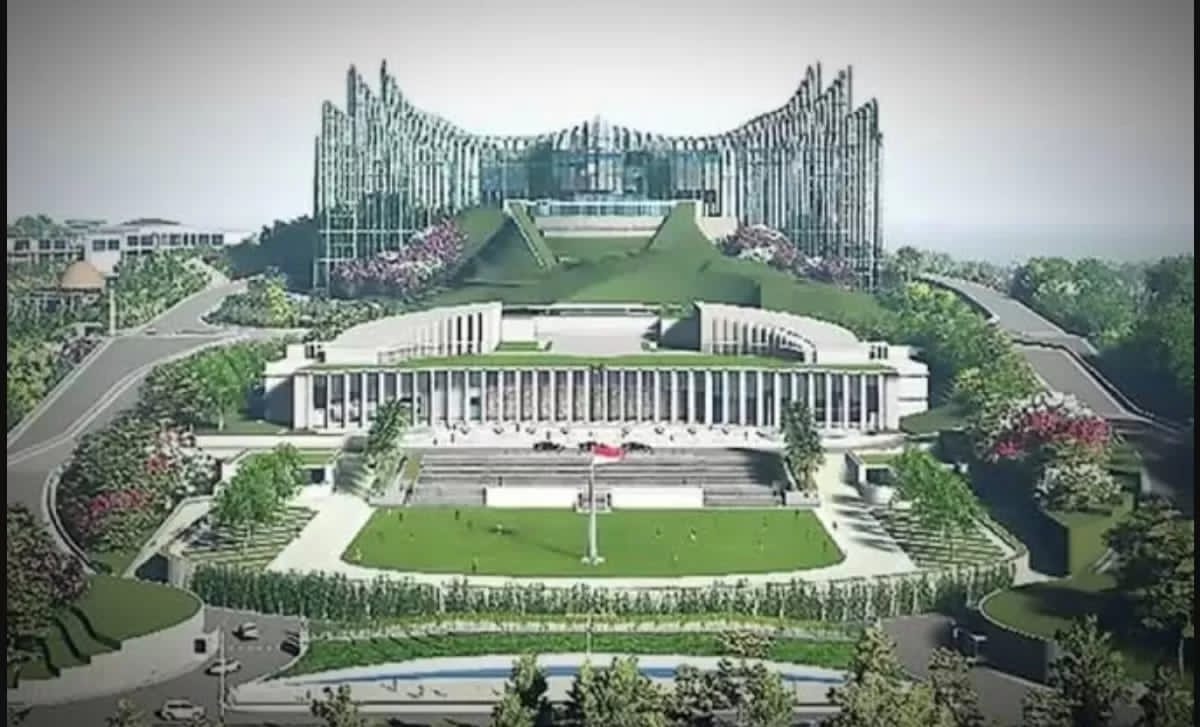 Kawasan IKN yang terus mengalami perkembangan dengan pembangunan infrastruktur.  &nbsp;