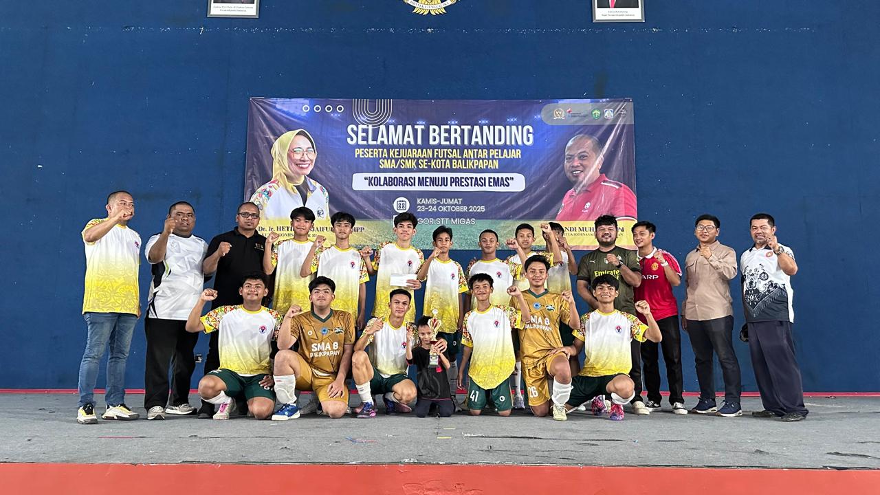 PRESTASI: SMA 8 Balikpapan sukses meraih gelar juara di Igornas Cup 2025.