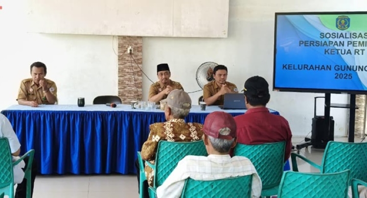 PENGURUS BARU: Kelurahan Gunung Telihan mengagendakan pemilihan ketua RT pada November hingga Desember ini.