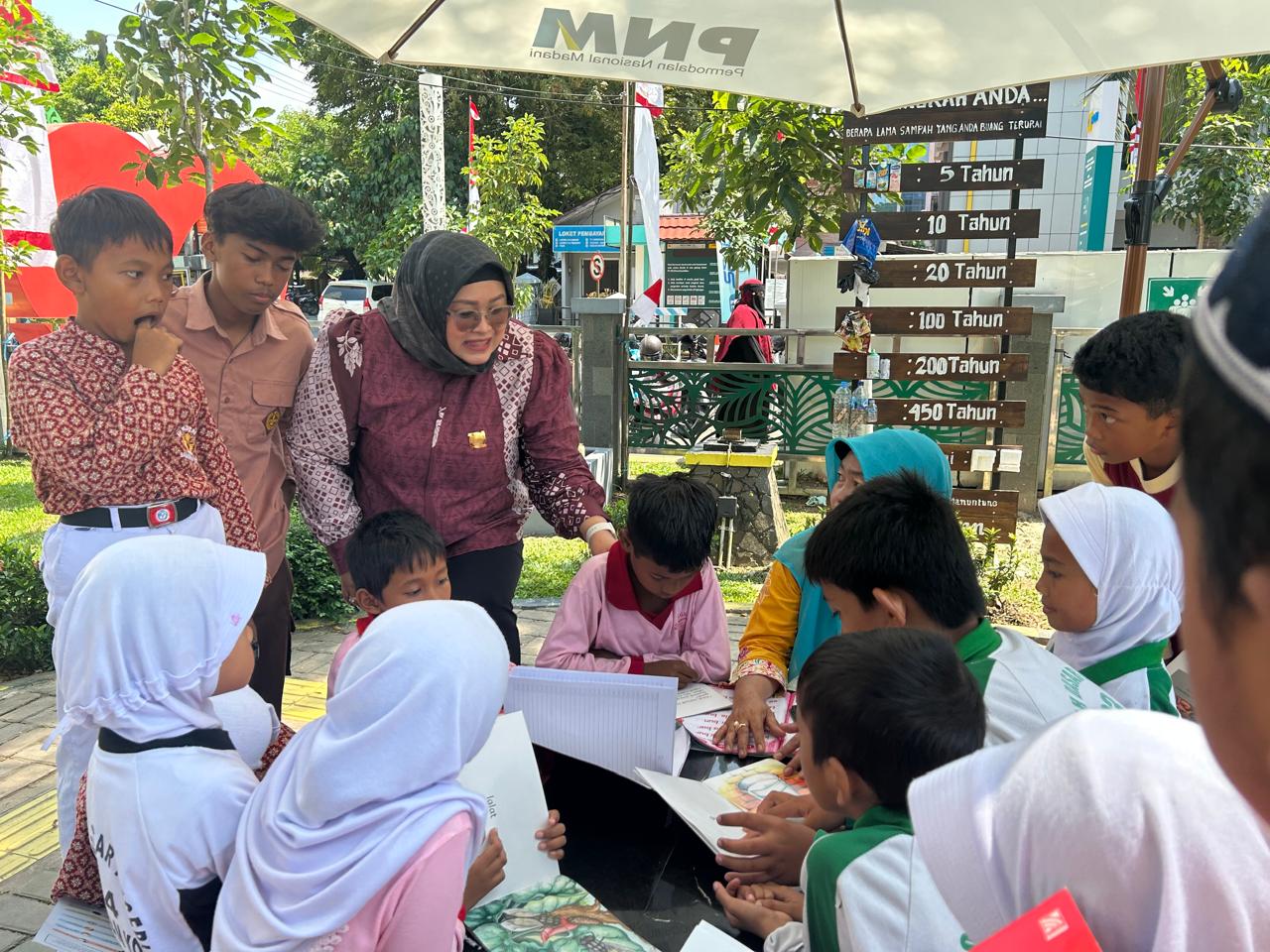 TAMAN LITERASI ANAK: Peluncuran Taman Literasi Anak di kawasan Bekapai yang diresmikan langsung oleh Kementerian PPPA mendapat apresiasi dari DPRD Balikpapan.