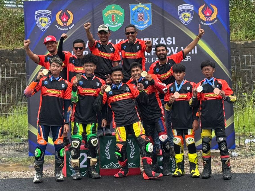 Tim balap Paser yang tampil di Babak Kualifikasi Porprov, Jumat (25/10/2025).