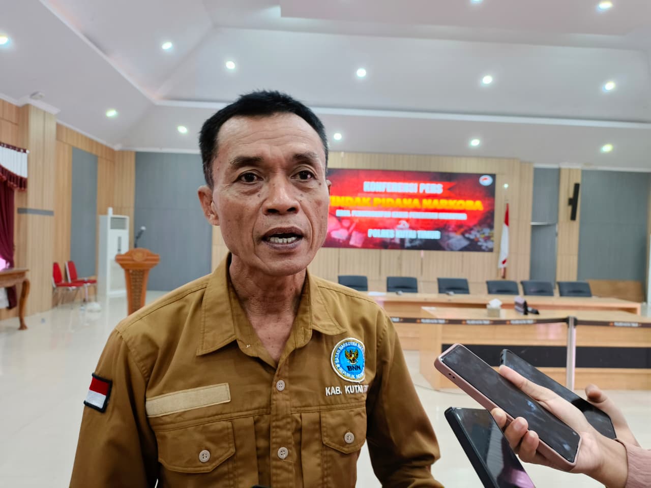 Kepala BNNK Kutim, Risnoto.