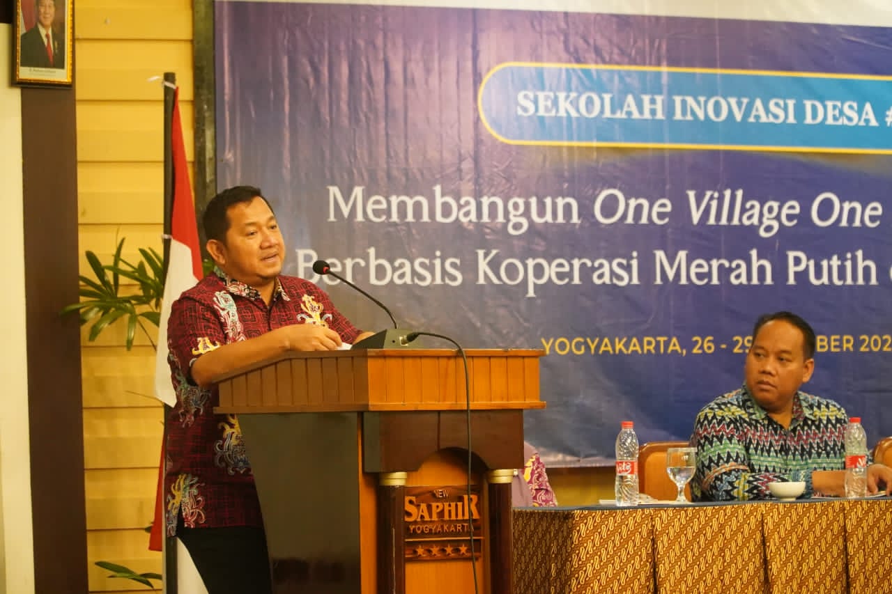 INOVASI: Mudyat Noor menghadiri Bimtek Sekolah Inovasi Desa yang digelar bekerja sama dengan Universitas Gadjah Mada (UGM) Yogyakarta.