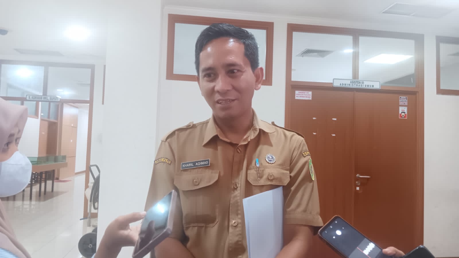 Kabid Perumahan, Permukiman, dan Pertamanan Disperkimtan PPU, Khairil Achmad.  &nbsp;