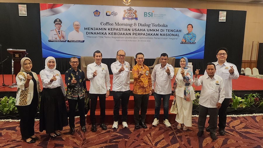 PENDAMPINGAN: Pengurus Kadin Balikpapan menggelar coffee morning dan dialog terbuka di Hotel Platinum and Convention Hall Balikpapan, Selasa (28/10).