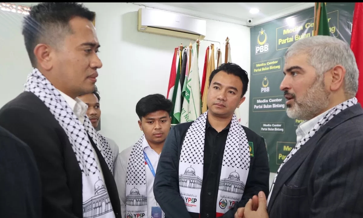 Ketua Umum PBB Gugum Ridho Putra menggagas aliansi partai politik untuk mendukung perjuangan rakyat Palestina. (FOTO: IST)