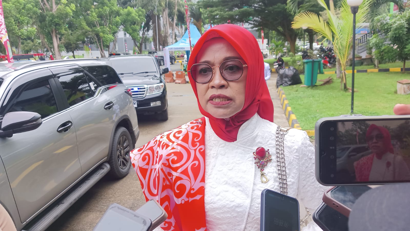 Kepala Dinas Pangan Tanaman Pangan dan Holtikultura (DPTPH) Kaltim, Siti Farisya Yana. (BAYU/KP)