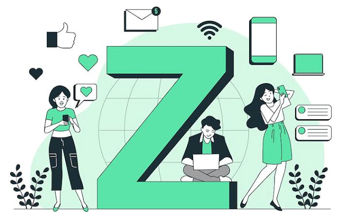 Ilustrasi Generasi Z.
