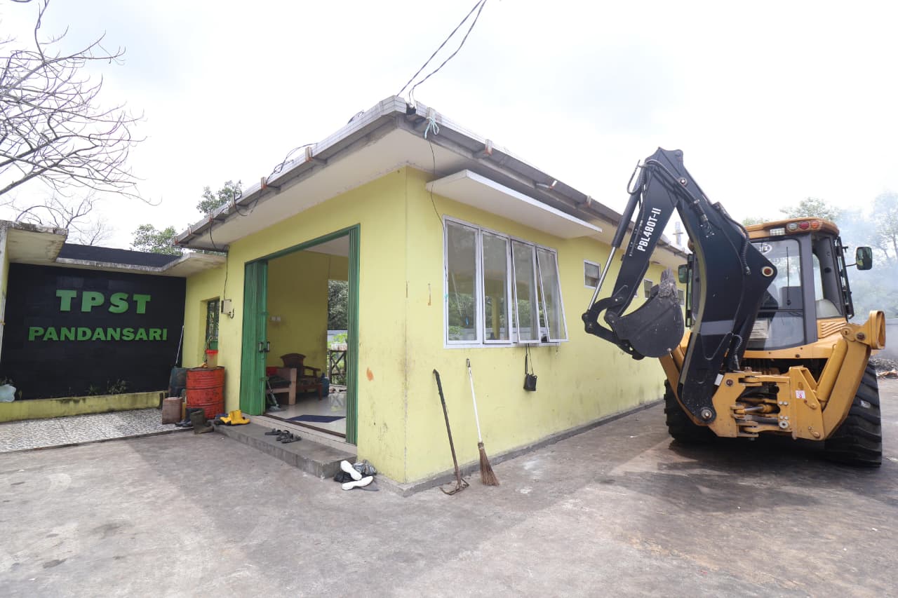 SAMPAH: Fasilitas TPST Pandansari yang telah dibangun melalui bantuan keuangan Pemprov Kaltim pada 2023.