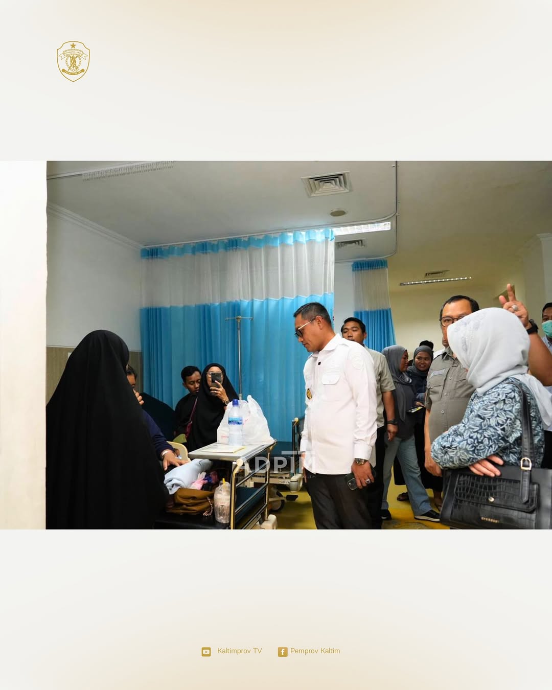 Wakil Gubernur Kaltim menginspeksi mendadak empat rumah sakit daerah di Samarinda. Tinjau pelayanan hingga ketersediaan tempat tidur. (ADPIM PEMPROV KALTIM)