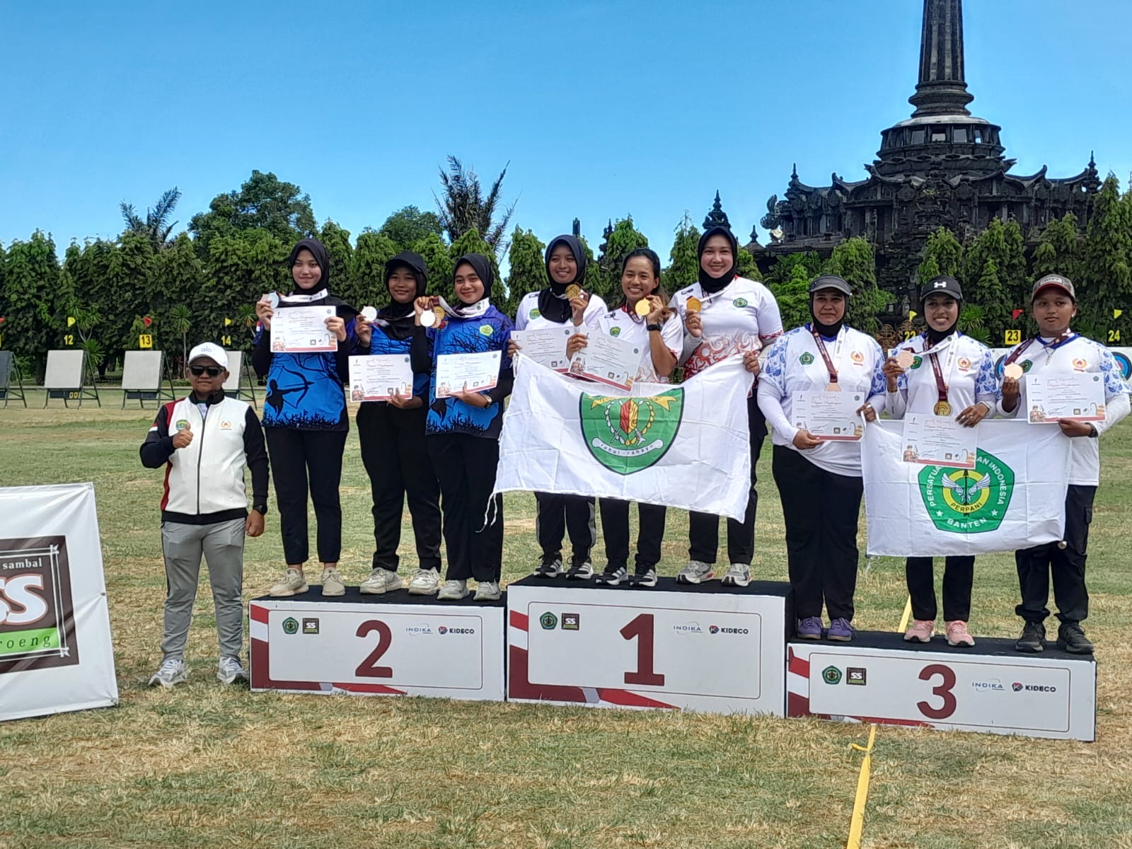Tim panahan Kaltim berhasil naik podium. Total 5 emas, 7 perak, dan 2 perunggu berhasil dibawa pulang.
