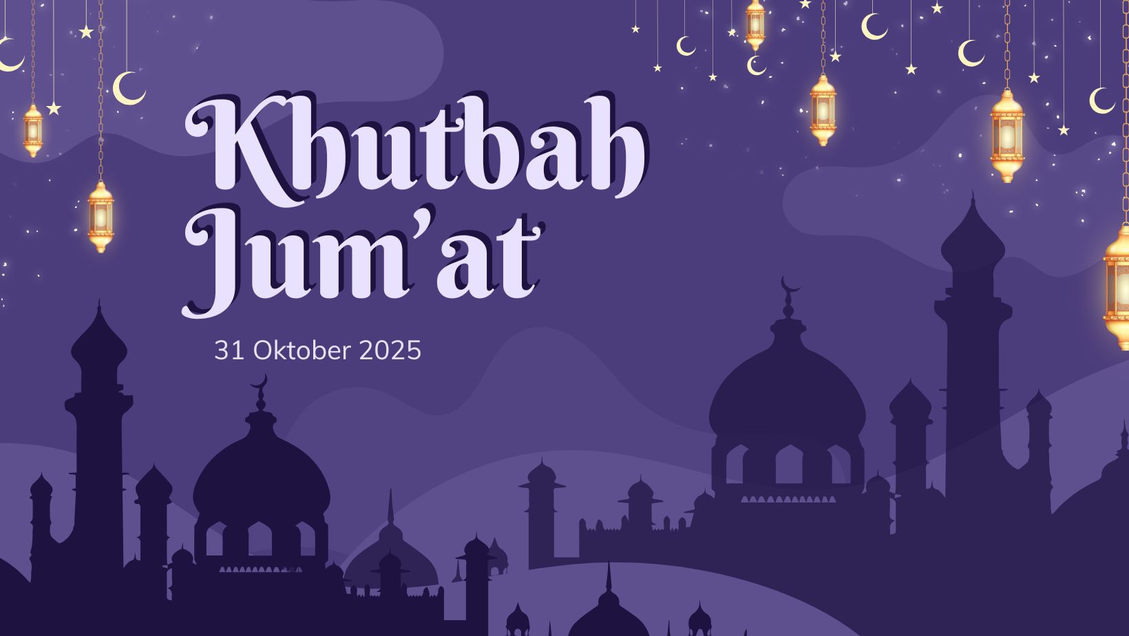 Teks Khutbah Jumat 31 Oktober 2025.