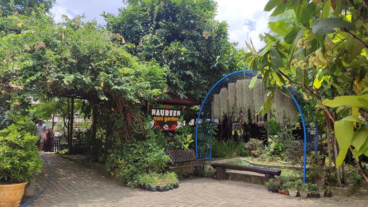 Suasana asri dan sejuk di kawasan wisata alam Samarinda Utara.
