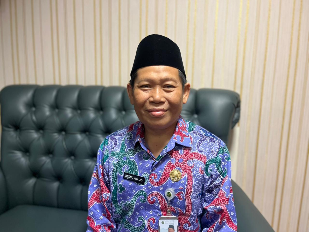 Abdul Khaliq, Kepala Kanwil Kemenag Kaltim.