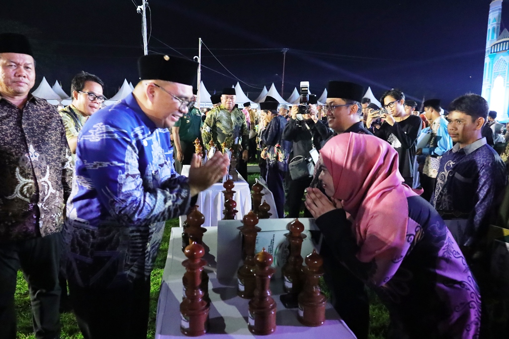 Suasana penutupan MTQ ke-46 Tingkat Kabupaten Kukar pekan lalu.
