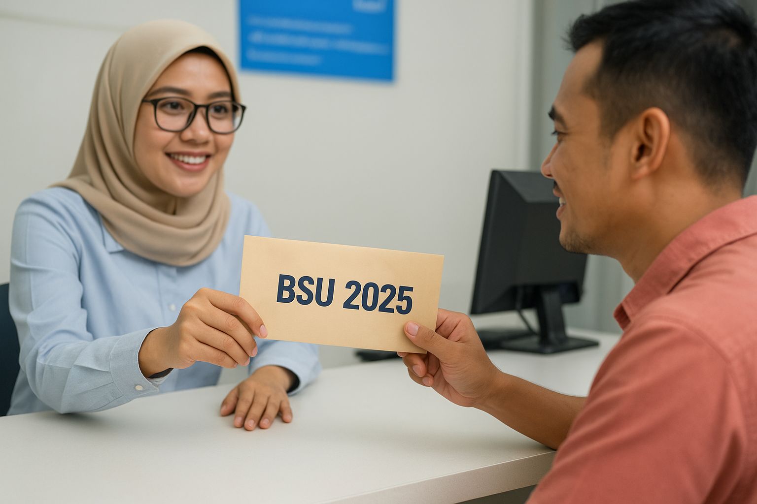 Ilustrasi penerima BSU 2025.