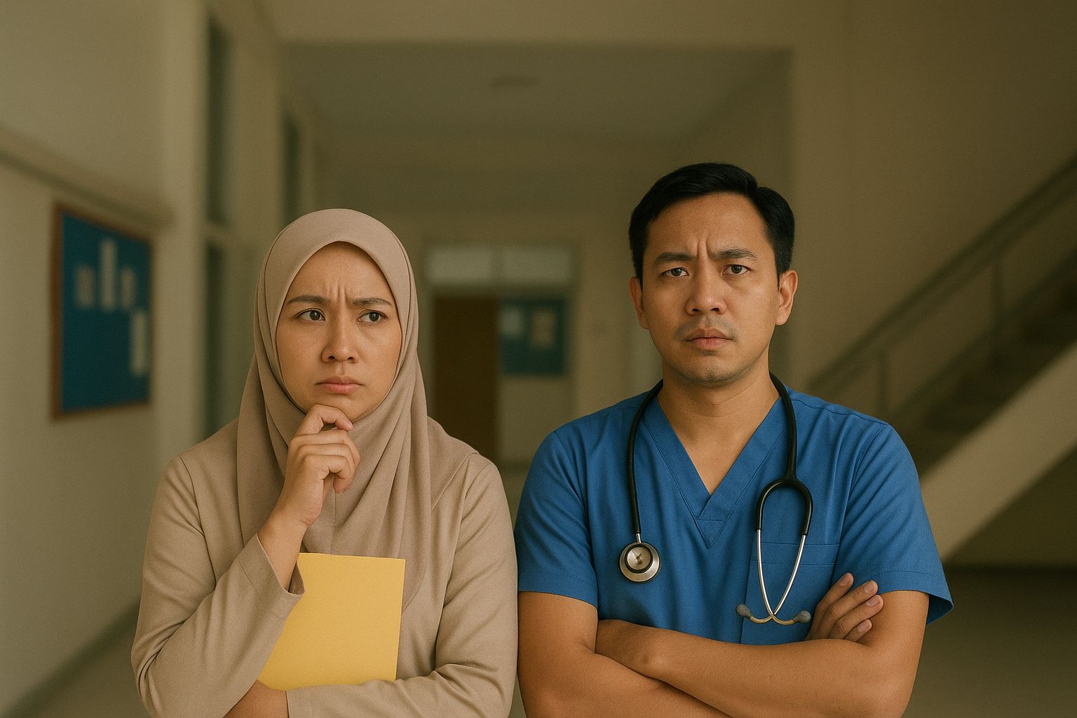 Ilustrasi foto pekerja pendidikan dan kesehatan belum pasti dapat BSU 2025.