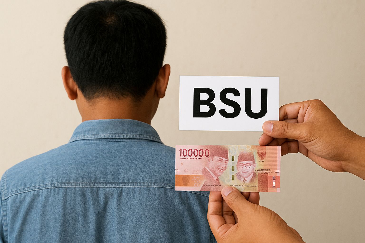 Ilustrasi pekerja dapat BSU Ketenagakerjaan 2025.