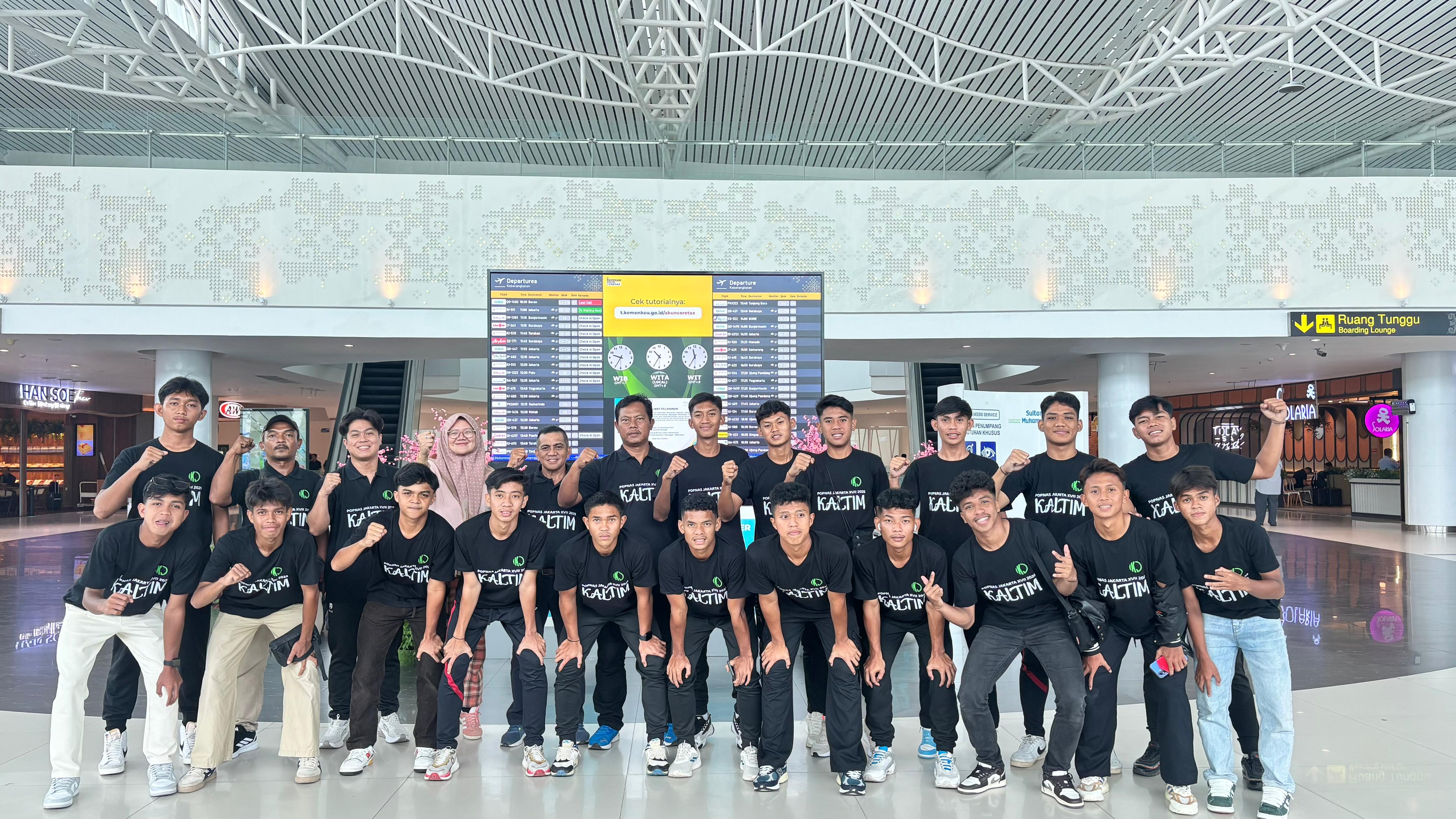 PELAJARAN BERHARGA: Kalah di match perdana kontra Jabar, tim sepak bola pelajar Kaltim dituntut bangkit dia dua pertandingan tersisa.