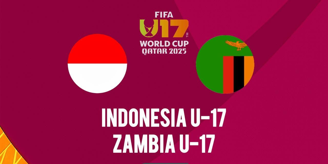 Saksikan pertandingan Timnas Indonesia  U-17 vs Zambia